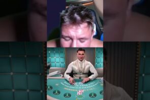 A Happy Big Win in Blackjack at the Casino