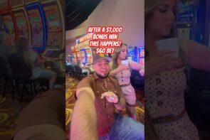 After a huge win! This slot machine did this Big Win