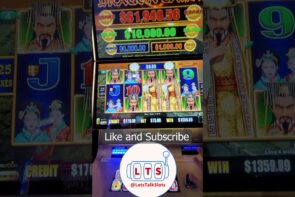 Big Win Hand Pay on Golden Century Dragon Cash Slot Machine