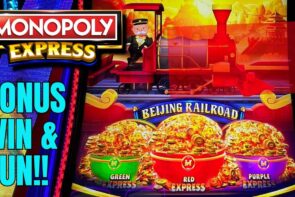 Big Win Quadrupled His Money! Monopoly Express Beijing Railroad at Yaamava Casino