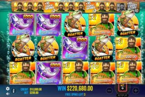 Big Win in Big Bass Bonanza 1000 5X Scatter X10 Bonus 50 Free Spin Best Epic Profit Win Online Casino Slot