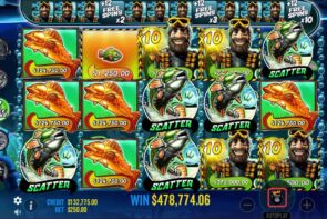 Big Win in the Big Bass Mission Fishin 4X Scatter Free 50 Bonus X10 Spin Best Profit Win Buy Online Casino Slot