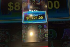 Big win slot machine.