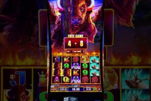 Buying a $200 Instant Feature on the New Buffalo Power Pays for a Big Win at Slots Las Vegas Casino