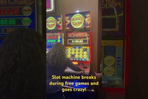 Can casino staff fix the machine before a big win?