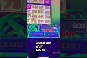 Caveman Keno Big Win