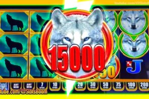 Crazy Line Hit! Big Win on Wolf Eyes Slot: Free Games Trigger in New Casino Slots.