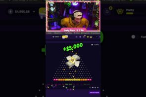 Degen Plinko Ball Dropping Pays Big Win