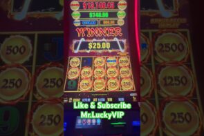 Dragon Link Big Win on $12.50 Spin