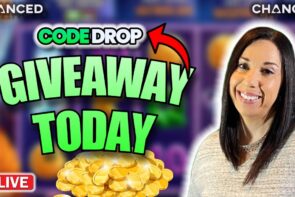 Drop code giveaway today and Big Win on Chanced Social Casino.
