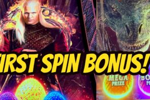 First Spin Bonus - Dragon's On Fire with Big Win