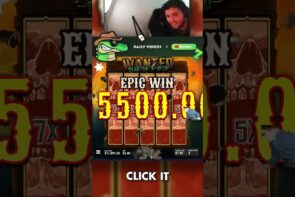 FullScreen on My Biggest Ever Bet Size - Wanted Dead or a Wild Big Win