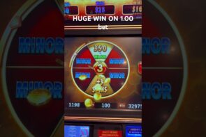 Huge Win on 1.00 Bet in Casino Entertainment