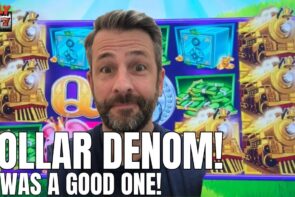 I knew this slot was going to give me a Big Win on Dollar Denomination. All Aboard hit big.