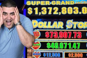 I made casino history by winning more than a grand jackpot in a big win!