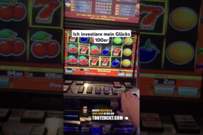 Ich investiere mein Glücks 100er Big Win