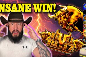 Incredible win on Bull Blitz Slot. Amazing turn around and big win.