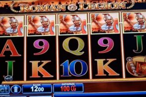 Jackpot Roman Legion Mega Bild Big Win Casino Spielautomaten