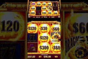 $30 spins - $6,000+ win with a big school on Dragon Train! Big Win
