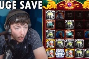 Another save on Eye of Medusa Big Win!