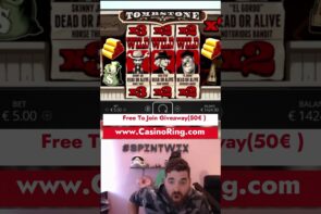 Big Win Base Game Hit on Tombstone Slot