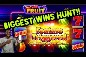 Big Win in Huge Wins Hunt - Hot Hot Fruit Slot Chasing the Max Payouts!
