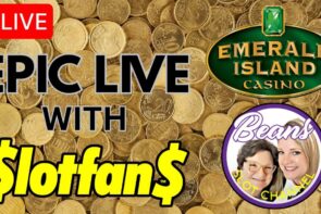 Big Win only at Emerald Island Casino with SlotFans! Live stream, subscribe, and win in Las Vegas.