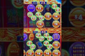 Big win on $5 bet over 100x slots casino gambling
