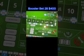 Bubble Craps $400 Booster Bet 28: Big Win!