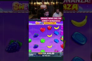 Drake Wins Big on Sweet Bonanza!