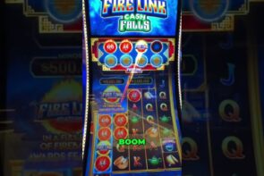 Fire Link Bonus - First Three Spins, Big Win? Slot Machine Luck!