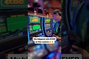 I hit my biggest win ever at the casino.