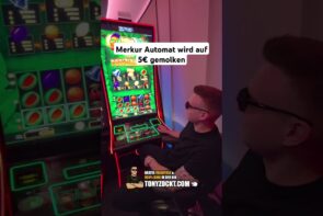 Merkur Automat milking at 5€ for a Big Win
