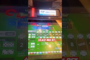 $3,600 Win in 40 Seconds, Crapless Bubble Craps Max Bet!