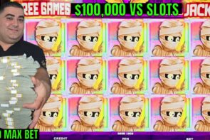 Big Win - $100,000 Live Slot Play at Casino with $500 Max Bet Bonuses