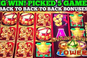 Big Win: 3 Bonuses in a Row on Dancing Drums Tower Slot and Dancing Drums Slot Wins in Las Vegas Slots