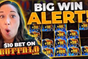 Big Win Alert! Ten Dollar Bet on Buffalo Link!