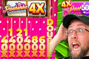 Big Win from a 4X Top Slot Pachinko on Crazy Time Live Game Show.