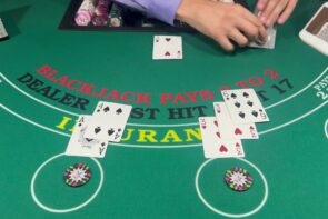 Blackjack $5000 versus Dealer Using Perfect Basic Strategy Leads to Big Win!