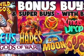 Bonus buys and super bonus buys looking for a big win from online slots.