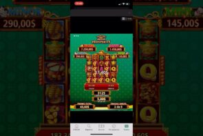 Dancing Drums Prosperity Slot Big Win on $5.88 Bet Spin at Bet365 Casino App