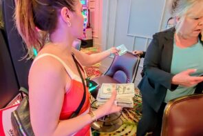 I cried after winning two jackpots that required the casino boss to wake up for a big win.