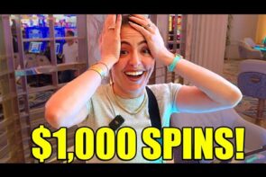 I finally won a $1,000 spin bonus and we lost our minds with a big win.