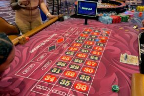 Live roulette at Santa Fe Station Casino due for a big win.
