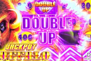 Double Up Jackpot Buffalo Big Win Slot Machine Las Vegas Casino Downtown Fremont Street El Cortez