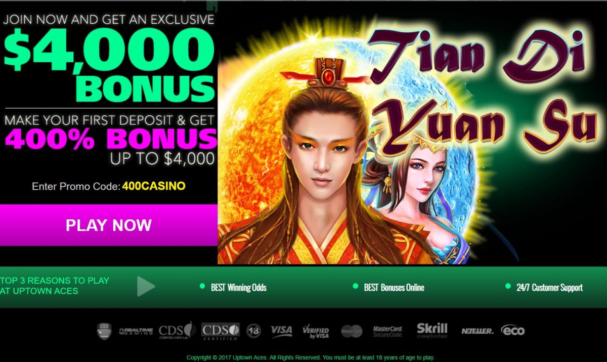 uptown casino bonus