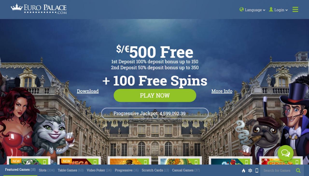 euro palace bonus