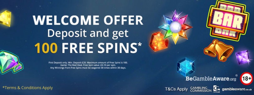 100 free spins