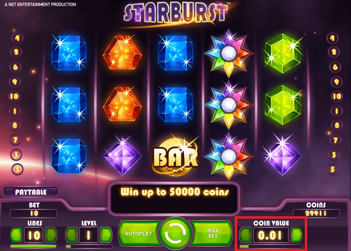 Party Casino-дағы Starburst ұяшығында 120 тегін айналдыру