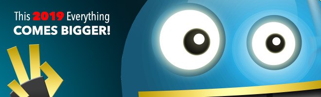 Ten 2019 wszystko jest większe! Rozpocznij 2019 i bonusy oraz bezpłatną gotówkę w Sloto Cash Casino!